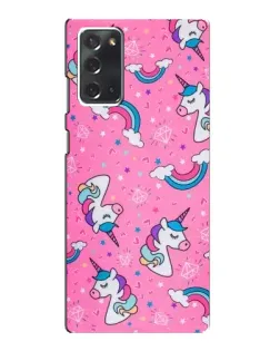 Чехол для Samsung Galaxy Note 20 с картинкой «Unicorn паттерн розовый» Чехол для Samsung Galaxy Note 20 с картинкой «Unicorn паттерн розовый»