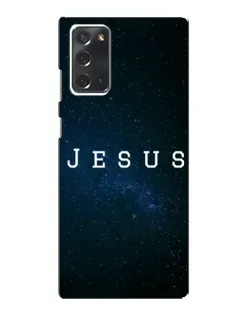 Чехол для Samsung Galaxy Note 20 с картинкой «Звездное небо Jesus»
