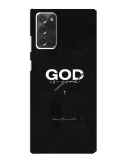 Чехол для Samsung Galaxy Note 20 с картинкой «GOD — Бог над всем»
