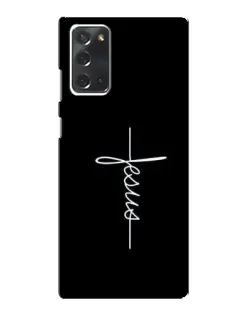 Чехол для Samsung Galaxy Note 20 с картинкой «Тонкая линия веры»