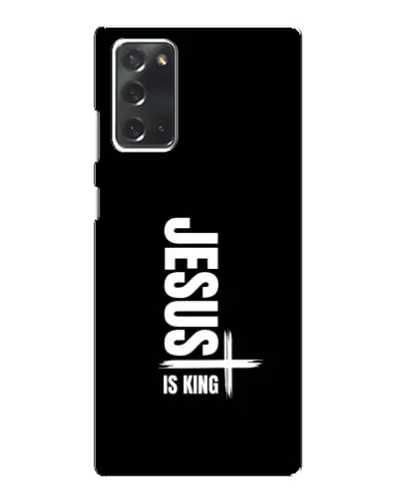Чехол для Samsung Galaxy Note 20 с картинкой «Вертикаль веры Jesus»