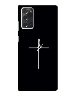 Чохол для Samsung Galaxy Note 20 з картинкою «Тонкий хрест»