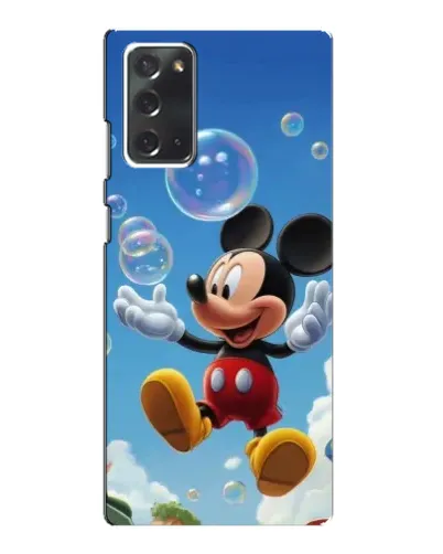 Чохол для Samsung Galaxy Note 20 з картинкою «Mickey та мильні бульбашки»
