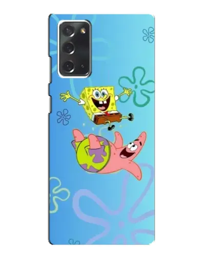 Чехол для Samsung Galaxy Note 20 с картинкой «Спанч Боб и Патрик»