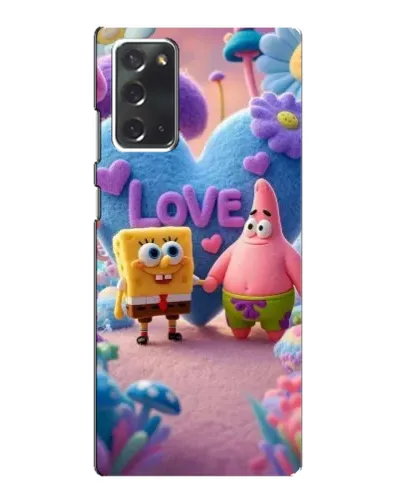 Чехол для Samsung Galaxy Note 20 с картинкой «Губка Боб Патрик»