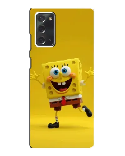 Чехол для Samsung Galaxy Note 20 с картинкой «Позитивный Губка Боб»