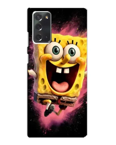 Чехол для Samsung Galaxy Note 20 с картинкой «Взрывной Спанч Боб»