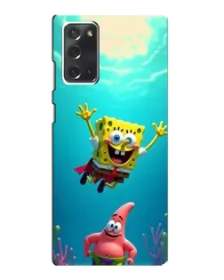 Чохол для Samsung Galaxy Note 20 з картинкою «Спанч Боб під водою»