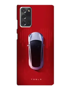 Чохол для Samsung Galaxy Note 20 з картинкою «Tesla Top View»