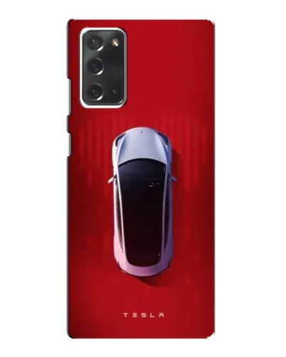 Чехол для Samsung Galaxy Note 20 с картинкой «Tesla Top View»