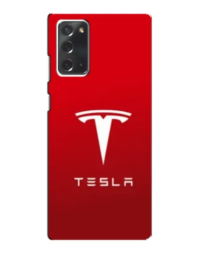Чехол для Samsung Galaxy Note 20 с картинкой «Tesla Red Classic»