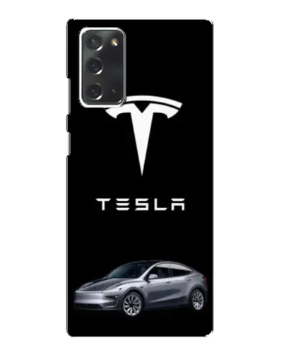 Чехол для Samsung Galaxy Note 20 с картинкой «Tesla Model Y»