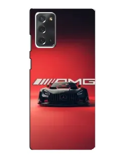 Чехол для Samsung Galaxy Note 20 с картинкой «Mercedes AMG — красная линия»
