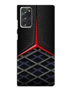 Чехол для Samsung Galaxy Note 20 с картинкой «Mercedes Carbon Grid»