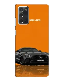 Чехол для Samsung Galaxy Note 20 с картинкой «Оранжевый Mercedes AMG»