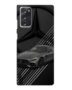 Чехол для Samsung Galaxy Note 20 с картинкой «Mercedes AMG — графика»