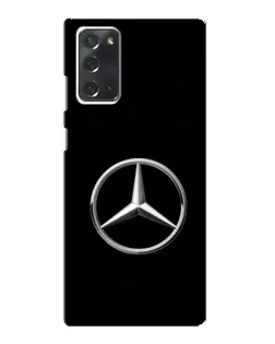Чехол для Samsung Galaxy Note 20 с картинкой «Mercedes классический лого»