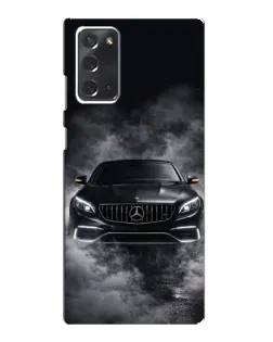 Чехол для Samsung Galaxy Note 20 с картинкой «Mercedes в дыму»
