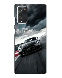 Чехол для Samsung Galaxy Note 20 с картинкой «Гоночный Mercedes AMG»