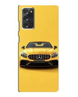 Чехол для Samsung Galaxy Note 20 с картинкой «Желтый Mercedes GT»