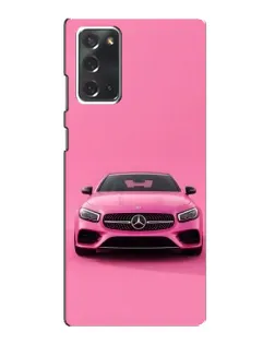 Чехол для Samsung Galaxy Note 20 с картинкой «Розовый Mercedes AMG» Чехол для Samsung Galaxy Note 20 с картинкой «Розовый Mercedes AMG»