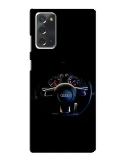 Чохол для Samsung Galaxy Note 20 з картинкою «Салон Audi — кермо»