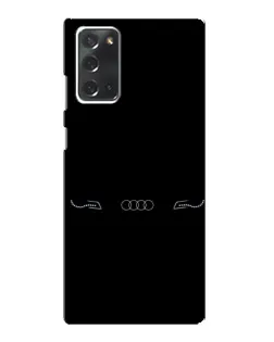 Чохол для Samsung Galaxy Note 20 з картинкою «Audi — світловий підпис»