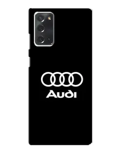 Чохол для Samsung Galaxy Note 20 з картинкою «Класичне лого Audi»