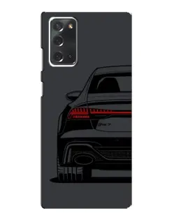 Чехол для Samsung Galaxy Note 20 с картинкой «Задняя часть Audi — арт»