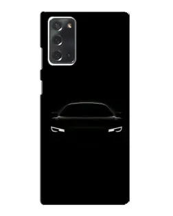 Чехол для Samsung Galaxy Note 20 с картинкой «Взгляд Audi в темноте»