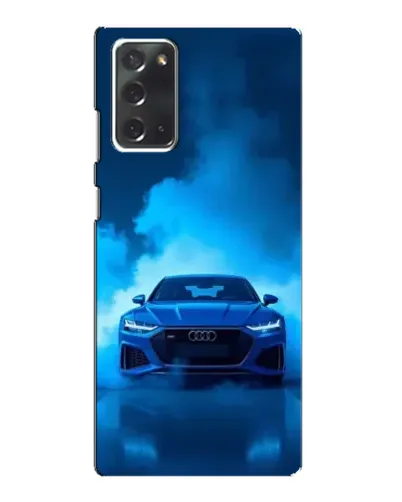 Чехол для Samsung Galaxy Note 20 с картинкой «Audi — голубая энергия» Чехол для Samsung Galaxy Note 20 с картинкой «Audi — голубая энергия»