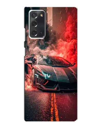 Чохол для Samsung Galaxy Note 20 з картинкою «Lamborghini червоний дим» Чохол для Samsung Galaxy Note 20 з картинкою «Lamborghini червоний дим»