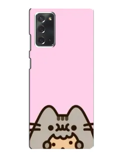 Чохол для Samsung Galaxy Note 20 з картинкою «Pusheen та печиво»