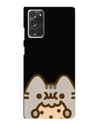 Чехол для Samsung Galaxy Note 20 с картинкой «Пушин на черном»