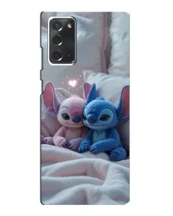 Чехол для Samsung Galaxy Note 20 с картинкой «Плюшевые Стич Ангел»