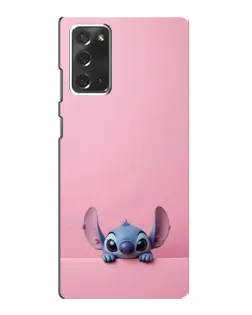 Чехол для Samsung Galaxy Note 20 с картинкой «Stitch выглядывает»