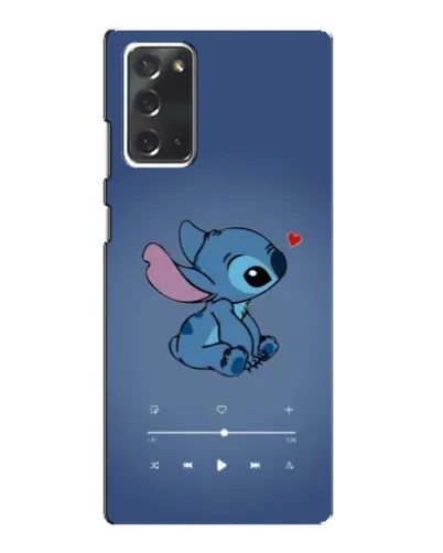 Чехол для Samsung Galaxy Note 20 с картинкой «Музыкальный Stitch»