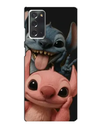 Чехол для Samsung Galaxy Note 20 с картинкой «Стич и Ангел»
