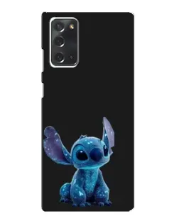 Чехол для Samsung Galaxy Note 20 с картинкой «Стич на черном»