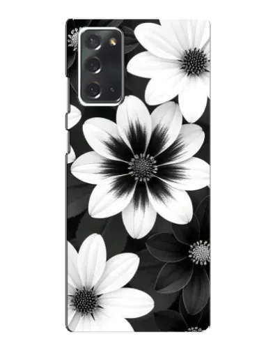 Чохол для Samsung Galaxy Note 20 з картинкою «Монохромні айстри»