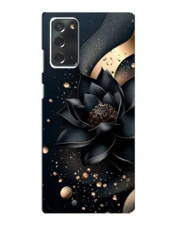 Чохол для Samsung Galaxy Note 20 з картинкою «Чорний лотос»