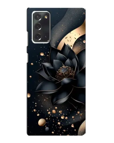 Чохол для Samsung Galaxy Note 20 з картинкою «Чорний лотос»