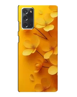 Чохол для Samsung Galaxy Note 20 з картинкою «Золоті пелюстки»
