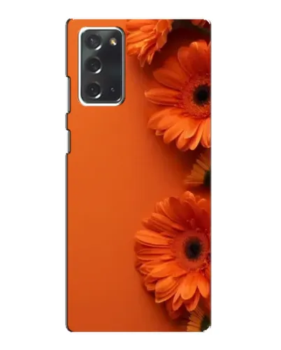 Чохол для Samsung Galaxy Note 20 з картинкою «Помаранчеві гербери»