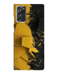 Чохол для Samsung Galaxy Note 20 з картинкою «Золоті уламки геометрії»