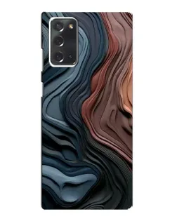 Чохол для Samsung Galaxy Note 20 з картинкою «Кольорові хвилі каньйону»