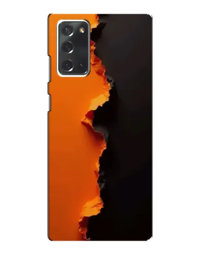 Чохол для Samsung Galaxy Note 20 з картинкою «Помаранчевий розлом» Чохол для Samsung Galaxy Note 20 з картинкою «Помаранчевий розлом»