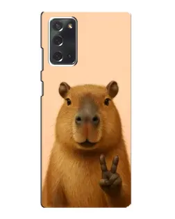Чохол для Samsung Galaxy Note 20 з картинкою «Капібара вікторія»