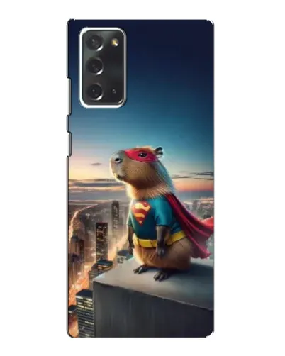 Чохол для Samsung Galaxy Note 20 з картинкою «Капі-мен супергерой»