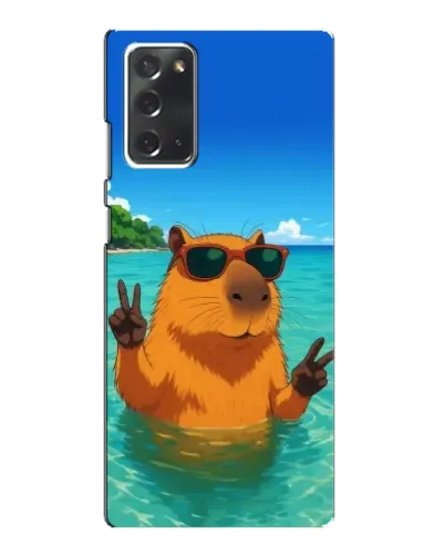 Чохол для Samsung Galaxy Note 20 з картинкою «Морська капібара»